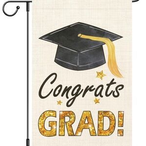 Graduation Congrats Garden Flag